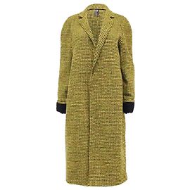 Haider Ackermann Houndstooth Coat in Multicolor Wool Multiple colors