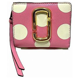 Marc Jacobs M0014837-006 Leather Wallet Pink White