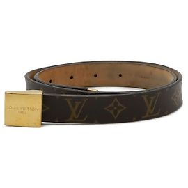Cintura Monogram Louis Vuitton Marrone
