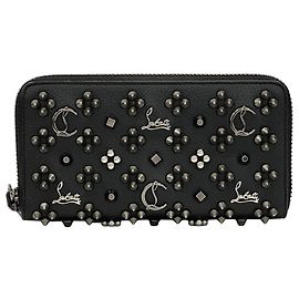 Christian Louboutin Men's Long Wallet Black Red