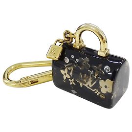 Chaveiro Charm Feminino Louis Vuitton Preto Dourado