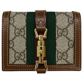 Billetera bifold Gucci Mujer Jackie 1961 Castaño