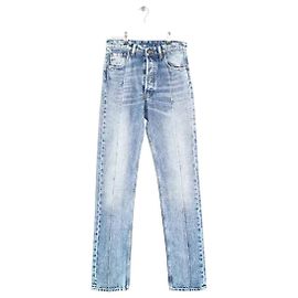 Maison Martin Margiela Jeans rectos de algodón azul Azul