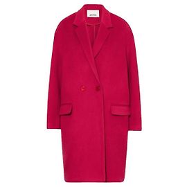 Isabel Marant Efegozi Wool And Cashmere Coat Red