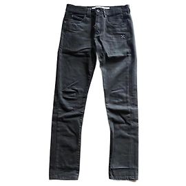 Off White Off-White black cotton pants – size 31 Black