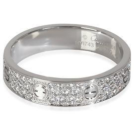 Cartier Weißgold Diamant Kleine Modell Love Ring Andere
