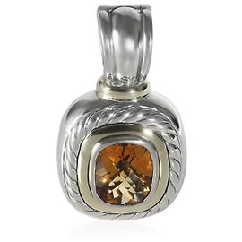 Pendente Albion in Citrino in Oro Giallo e Argento Sterling di David Yurman Altro