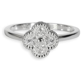 Van Cleef & Arpels White Gold Diamond Sweet Alhambra Ring Other