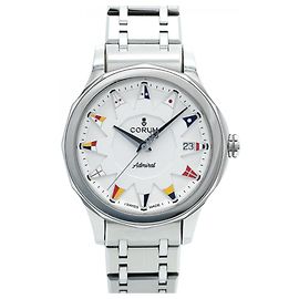 Orologio da uomo Corum Admiral's Cup 01.0144 con quadrante argento Altro