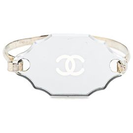 Chanel Coco Mark Spiegelarmband Silber