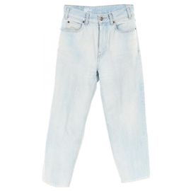Céline Jeans de algodón Margaret Sunfaded de Celine Azul