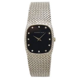 Audemars Piguet Black Dial Manual Watch Black