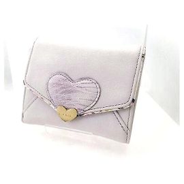 Paul Smith Leather Wallet Purple