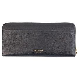 Kate Spade Spade Leather Long Wallet Black