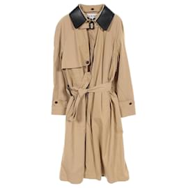 Cappotto in seta e cotone Loewe Beige