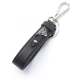 Charm Saffiano 2PP68T53F0002 di Prada Nero