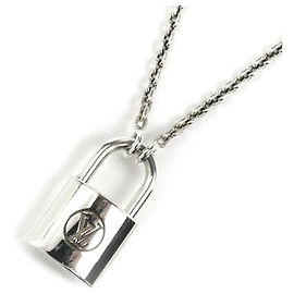 Collar Péndulo Lockit en Plata Esterlina Louis Vuitton Otro