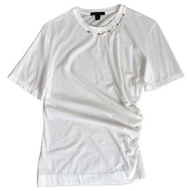 Camiseta Louis Vuitton com tachas Branco