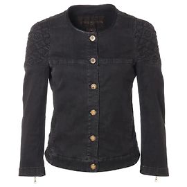 Chaqueta Louis Vuitton de algodón con bordado Monogram Gris antracita