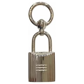 Hermès Hermes Cadena Twilly Ring with Loop Charm Silvery