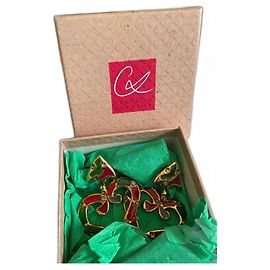 Pendientes Christian Lacroix Gripoix de corazón multicolor Multicolor