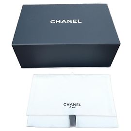 Chanel box 31X21X12 cm with dustbag and tissue papers Black