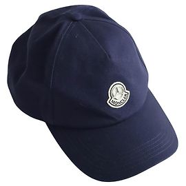 Moncler Boné de Algodão Marinho Azul marinho