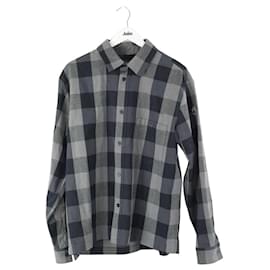 Moncler Camisa de algodón gris Gris