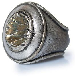 Autre Marque Maison Margiela, anello in argento e oro Argento