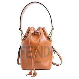 Bolsa de Ombro Fendi Mon Tresor Mini 2Way em Marrom 8BS010 Marrom