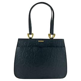 Sac à main en cuir Yves Saint Laurent Noir