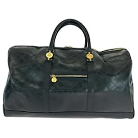 Versace-Bolsa Boston em couro Sunburst da Versace-Preto