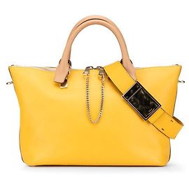 Chloé Bolsa de couro Baylee 2 em 1 da Chloe Marrom Bege
