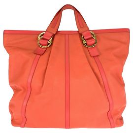 Bulgari Bvlgari Leder Chandra Tote Bag Pink