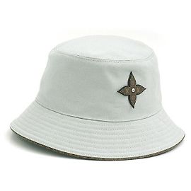 Chapeau seau en coton Monogram Bob On Your Way de Louis Vuitton Gris