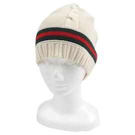 Gucci-Gorro de malha Gucci em algodão
Gorro de malha-Branco
