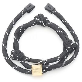 Miu Miu Code Armband Golden Metallisch