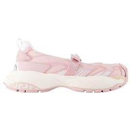Baskets Mary Jane - Versace - Synthétique - Rose Rose