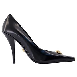 T.105 Escarpins - Versace - Cuir - Noir Noir