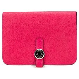 Hermès Hermes Dogon Togo Wallet Purple