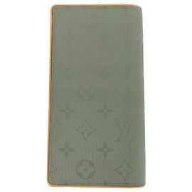 Louis Vuitton Monogram Titanium Long Wallet Grey