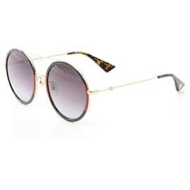 Gucci-Óculos de sol Gucci GG0061503-Dourado,Metálico