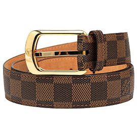 Cinto Damier Sangle Ellipse Louis Vuitton Marrom