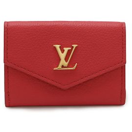 Billetera Compacta de Cuero Louis Vuitton Rosa