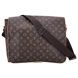 Louis Vuitton Bolsa de ombro cruzada Monogram Abbesses GM M45257 Marrom