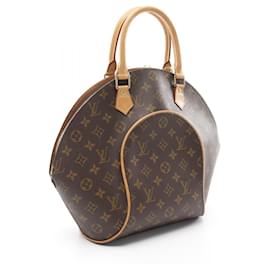 Louis Vuitton-Louis Vuitton Ellipse MM Monogram Coated Canvas Handbag-Brown