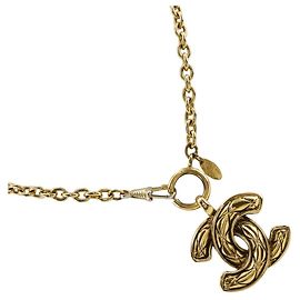 Collier Matelassé Coco Mark de Chanel Doré