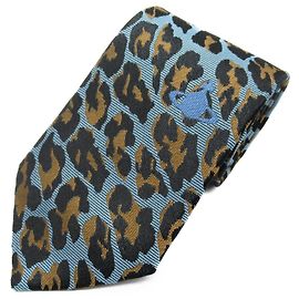 Corbata de seda Vivienne Westwood Castaño Azul