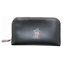 Coach Disney Collaboration F59820 Leather Pouch Black