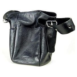 Autre Marque Bolsa de Ombro de Couro Hirofu Azul